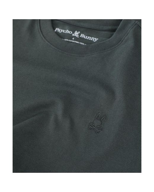 Psycho Bunny Gray Duke Heavy T-shirt for men