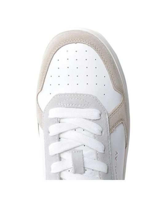 Replay White University M Court Trainers for men