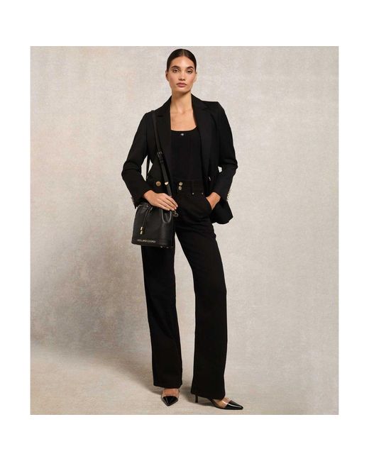 Holland Cooper Black Ruby Knitted Vest Top