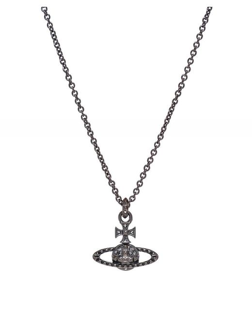 Vivienne Westwood Mayfair Orb Pendant Necklace in Gray | Lyst