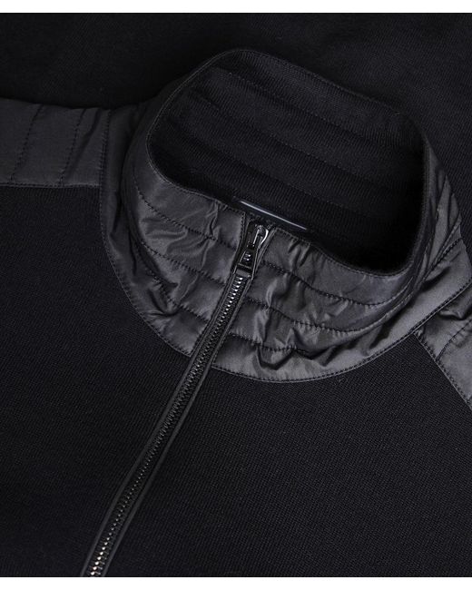 belstaff kelby zip merino cardigan