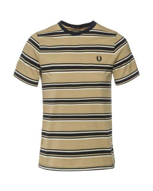 Fred Perry Natural Striped T-shirt for men