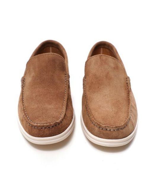 Oliver Sweeney Brown Suede Alicante Loafers for men