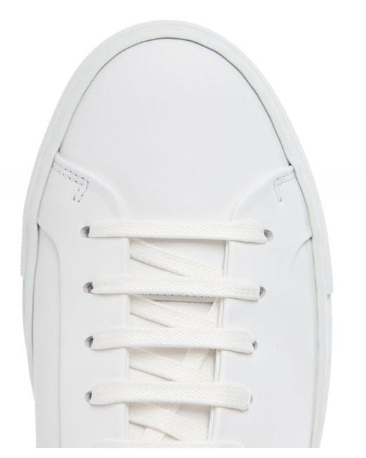 hugo boss white leather trainers