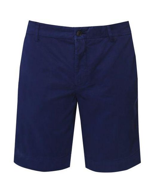 Hackett Slim Fit Kensington Chino Shorts in Blue for Men | Lyst UK