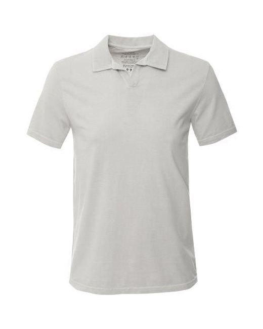 Ecoalf Gray Recycled Cotton Enzo Polo Shirt for men