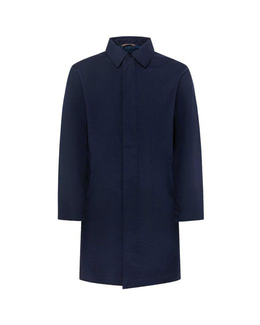 Hackett Blue Water-resistant Sloane Mac for men