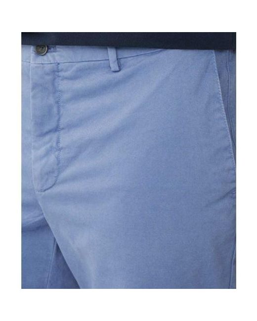 Hackett Blue Slim Fit Kensington Shorts for men