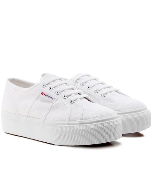 superga linea white