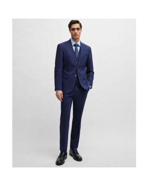 Boss Blue H-jeckson-3pcs-241 Suit for men