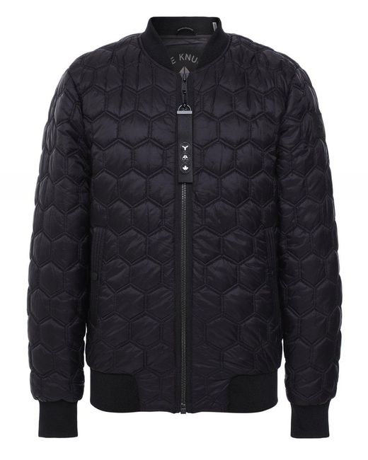 Moose Knuckles Synthetic Quilted Bahia Bomber Jacket in Black for Men ...