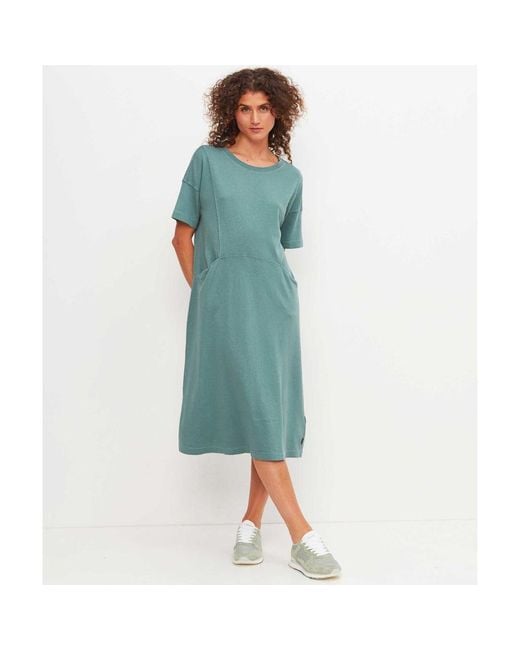 Oska Green Jersey 512 Midi Dress