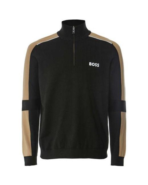 Boss Black Half-zip Zelchior-x Sweatshirt for men