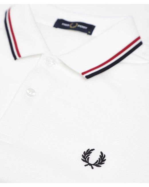Fred Perry Cotton Twin Tipped Polo 