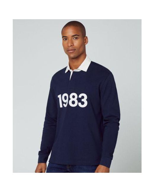 Hackett 1983 Rugby Shirt in Blue for Men Lyst UK