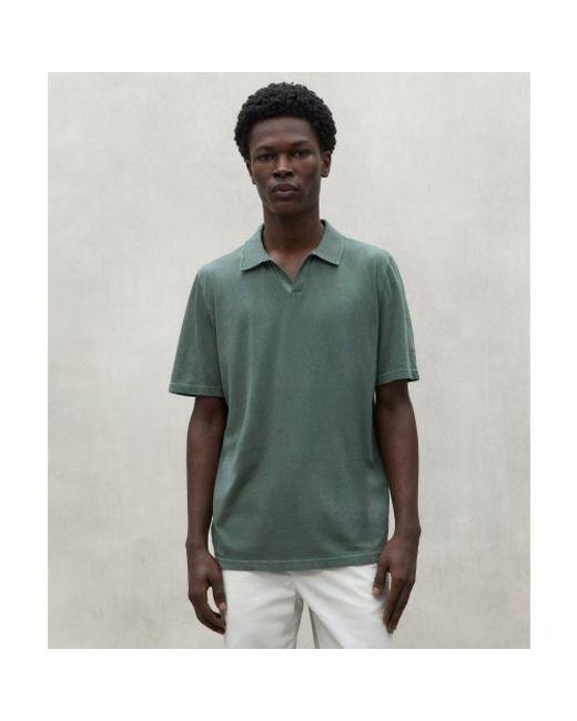 Ecoalf Green Recycled Cotton Enzo Polo Shirt for men