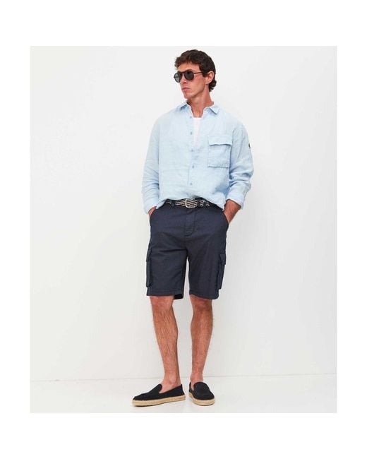 Sseinse Blue Combat Shorts for men