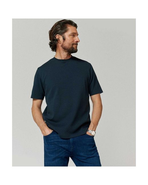 Oliver Sweeney Blue Crew Neck Palmela T-shirt for men