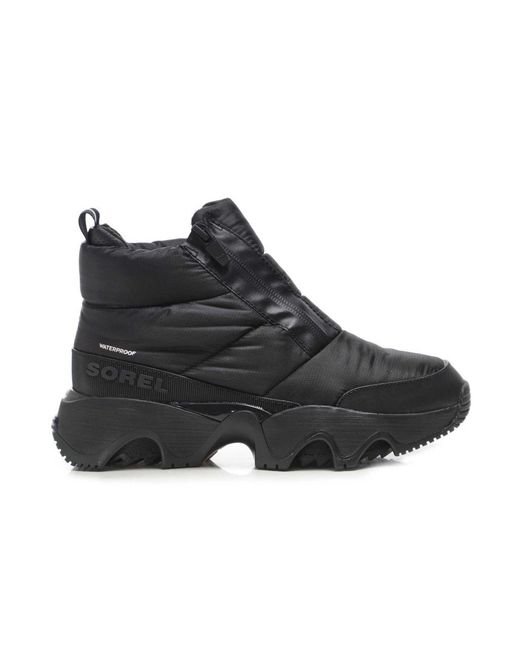 Sorel Black Kinetic Impact Puffy Boots