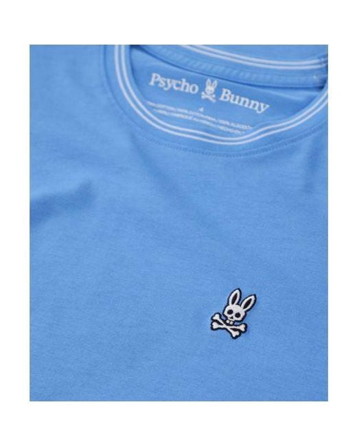 Psycho Bunny Blue Logan T-shirt for men