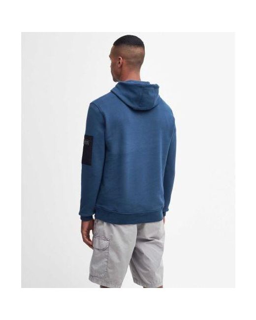 Barbour Blue Tempo Hoodie for men