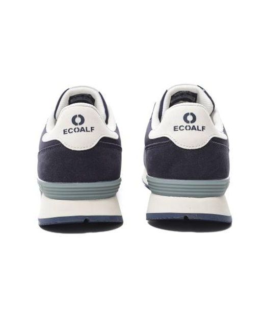 Ecoalf Blue Recycled Nylon Ucla Trainers for men