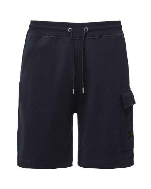 Boss Blue Jersey Se_cargo Shorts for men