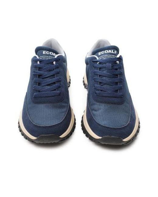 Ecoalf Blue Recycled Polyester Feroe Trainers for men