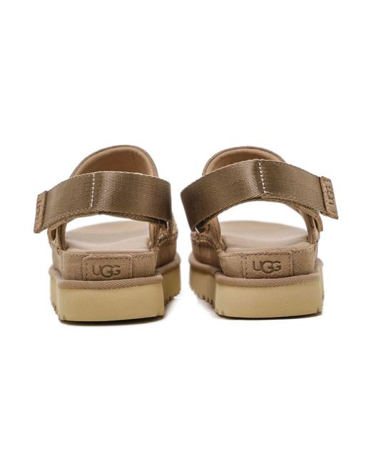 Ugg Brown Goldenstar Glide Sandals