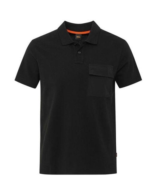 Boss Black Relaxed Fit Pebrid Polo Shirt for men