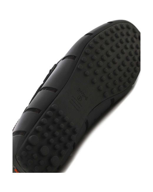 Swims Black Woven Drivers for men