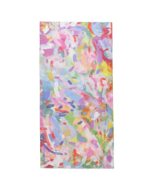 Oska Pink Cotton 514/1329 Scarf