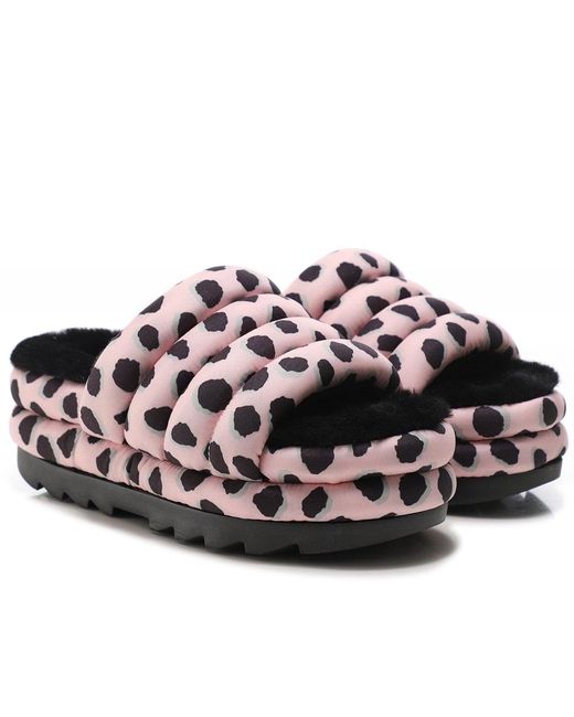 ugg cheetah slides