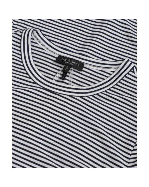 Rag & Bone Blue Luca Striped Long-sleeve T-shirt