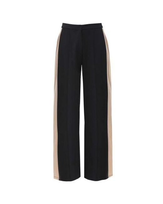 Holland Cooper Blue Wide Leg Trousers