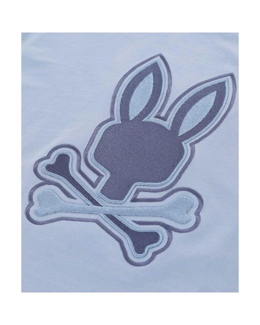 Psycho Bunny Blue New Castle T-shirt for men