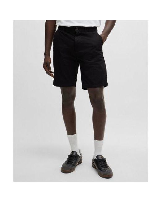 Boss Black Slim Fit Chino Shorts for men