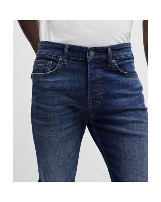 Boss Blue Slim Fit Delaware Bc-c Jeans for men