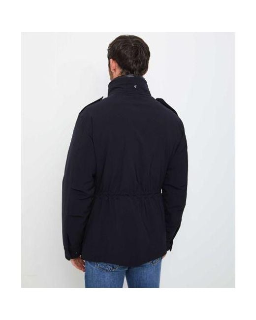 Montecore Blue Water-resistant Down Field Jacket for men