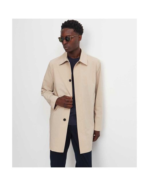 Paul Smith Natural Lightweight Overcoat for men