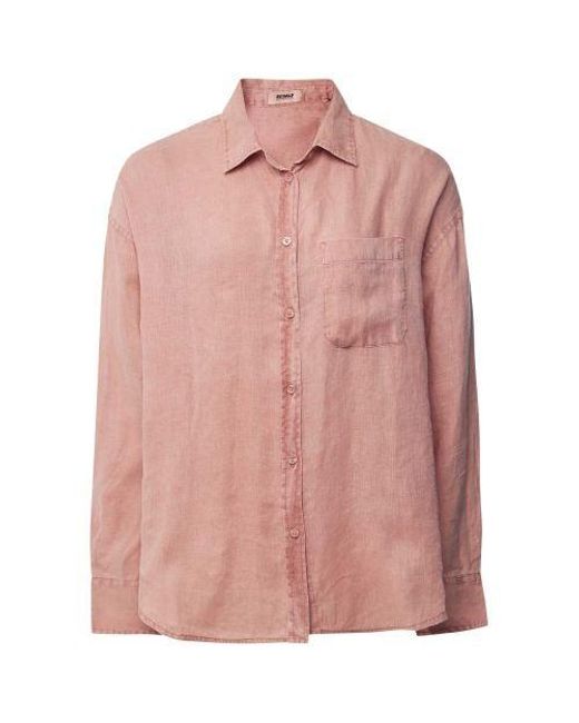 Ecoalf Pink Daria Linen Shirt