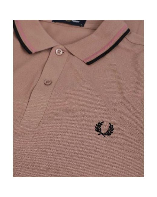 Fred Perry Pink M3600 U89 Polo Shirt for men