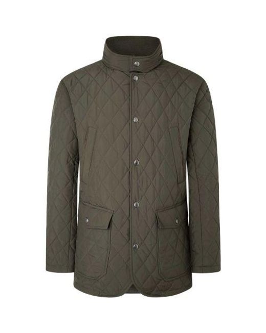 Hackett Green Water-resistant Paddock Jacket for men