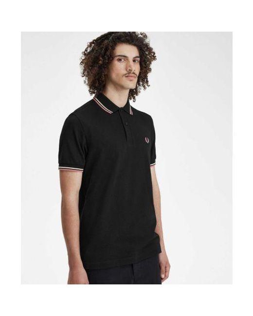 Fred Perry Black M3600 V04 Polo Shirt for men