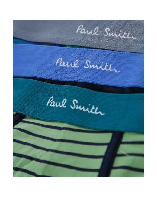 Paul Smith Blue Boxer Briefs 3 Pack for men