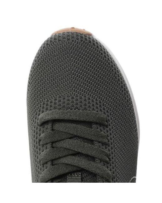Ecoalf Black Knitted Conde Trainers for men