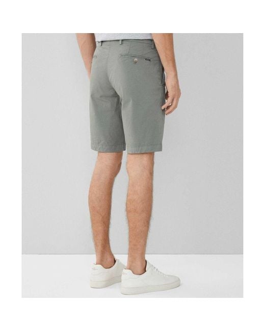 Hackett Gray Ultra Lightweight Chino Shorts for men