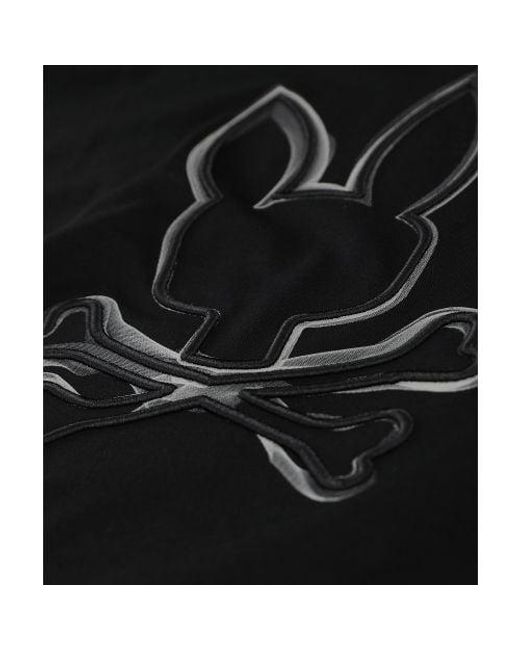 Psycho Bunny Black Vincent T-shirt for men