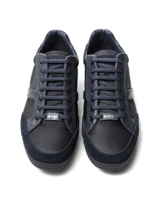 Boss Blue Saturn_lowp_mx A_n Trainers for men