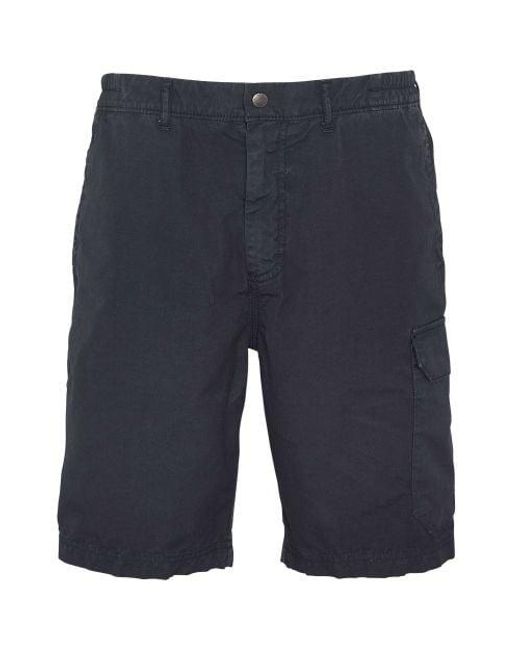 Barbour Blue Gear Cargo Shorts for men